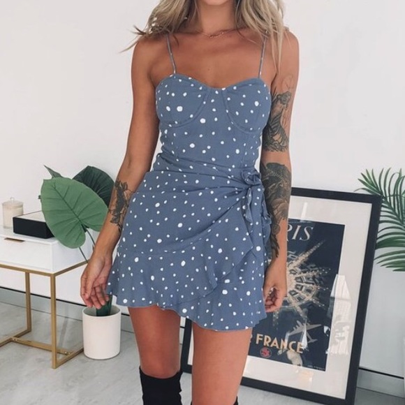 the beginning boutique Dresses & Skirts - Polka dot dress